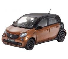 Модель Smart Forfour Prime, Scale 1:43, Black / Hazel Brown